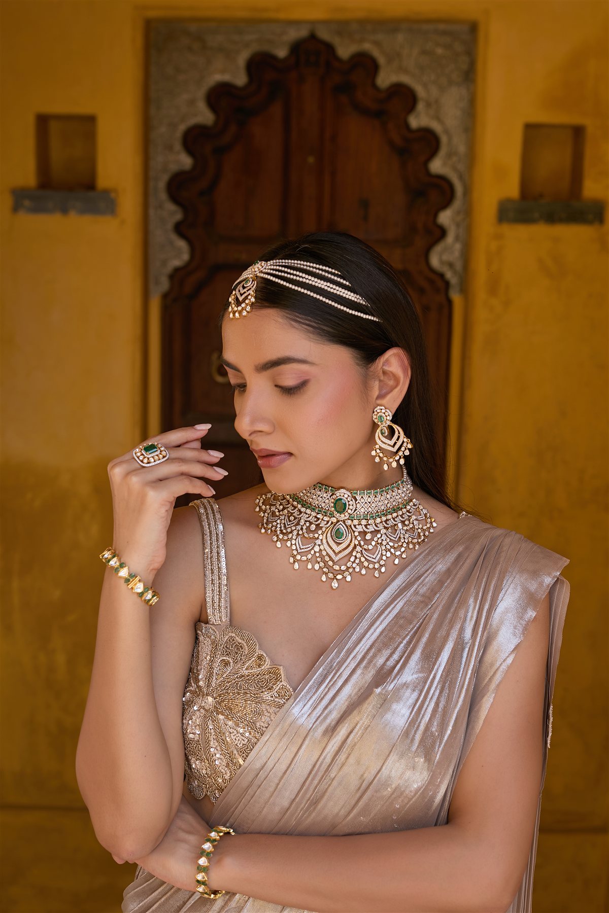 Temple Jhumka Earrings
